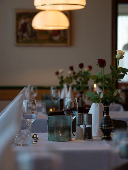 Abendessen im Hotel Gasthof Scheer