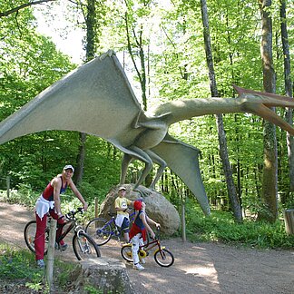 Radfahren im Styrassic Park in Bad Gleichenberg