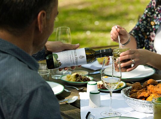 Picknick am Schloss Kapfenstein als Ausflugsziel im Hotel Gasthof Scheer