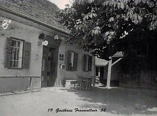 Das Hotel Gasthof Scheer im Jahr 1952