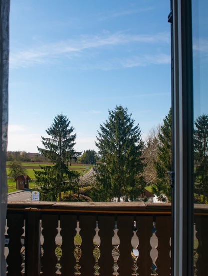 Ausblick aus dem Zimmer im Hotel Scheer