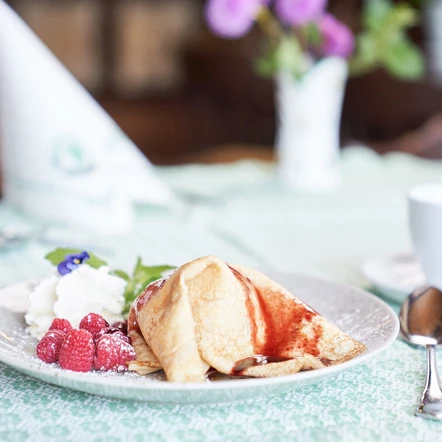 Leckeres Dessert im Gasthof Scheer