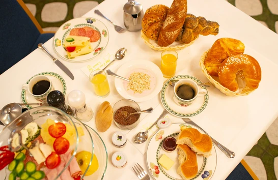 Frühstück im Hotel Gasthof Scheer für einen guten Start in den Tag