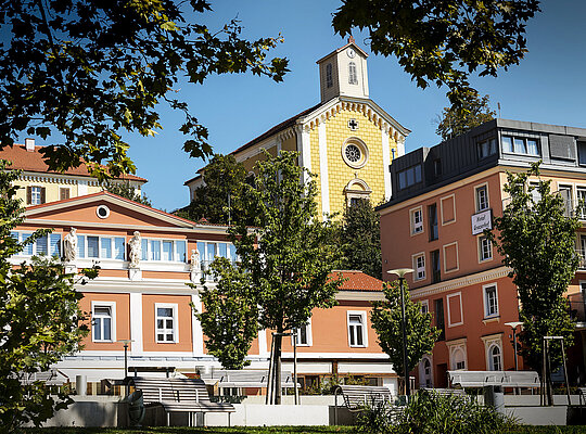 Der Ortskern von Bad Gleichenberg (c) Werner Krug