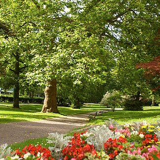 Der Kurpark in Bad Gleichenberg